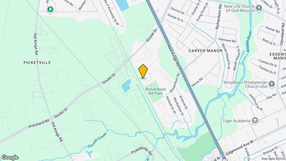 6718 Gaspar Cir W Map and Location Details