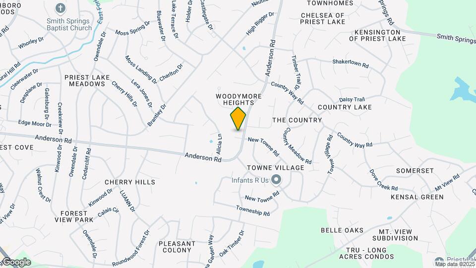 3004 W Towne Village Ct Map and Location Details
