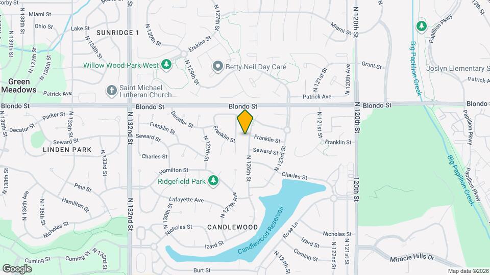 1624 N 126th St Map and Location Details