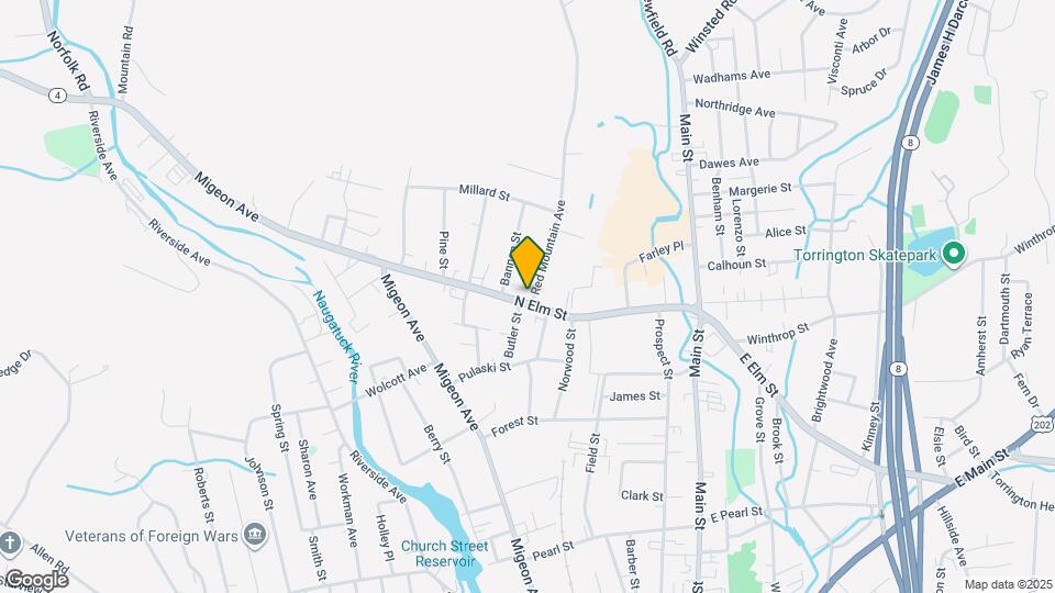 246 N Elm St Map and Location Details