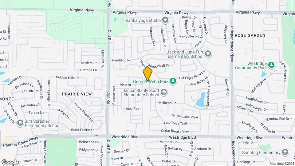 820 Callcott St Map and Location Details