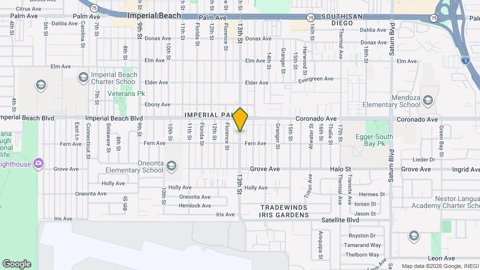 1161 13th St Map and Location Details