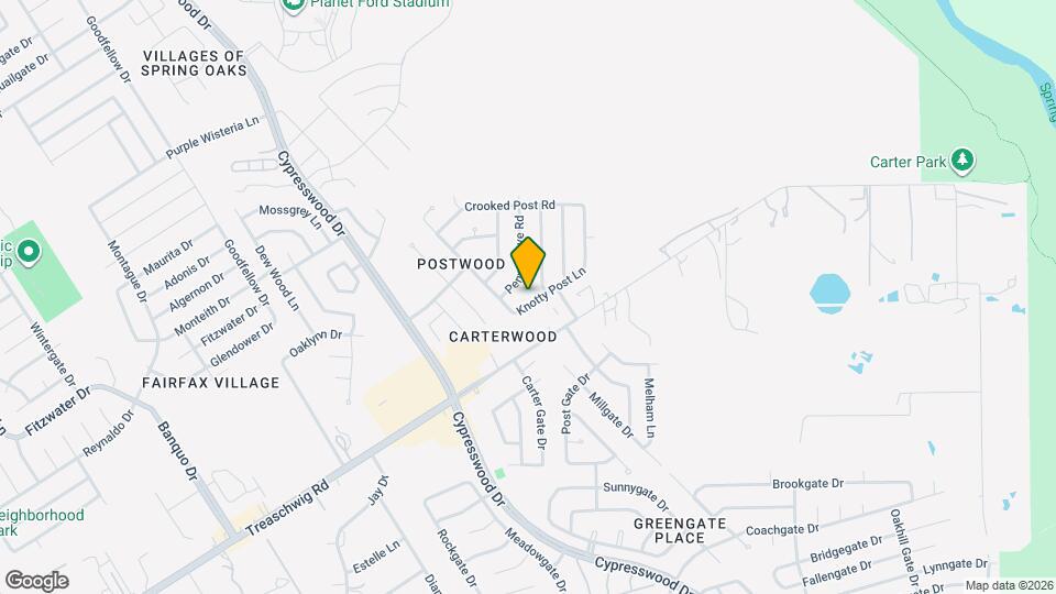 6015 Knotty Post Ln Map and Location Details