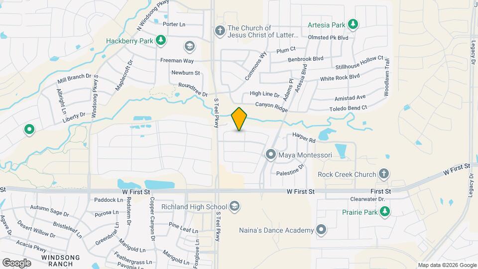 15912 Gladewater Terrace Map and Location Details