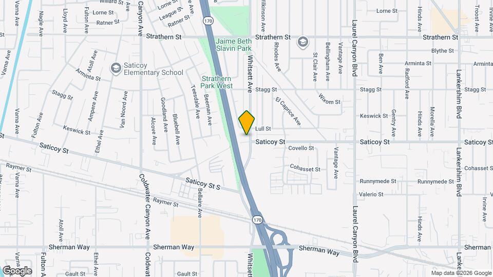 7601 Whitsett Ave Map and Location Details