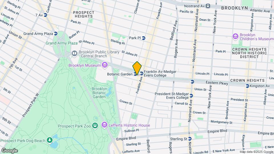 302 Eastern parkway Map and Location Details