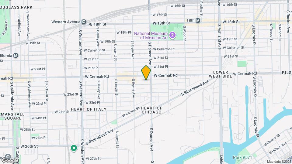 2014 W 22nd Pl, Unit 2 Mapa y Detalles de la Ubicación