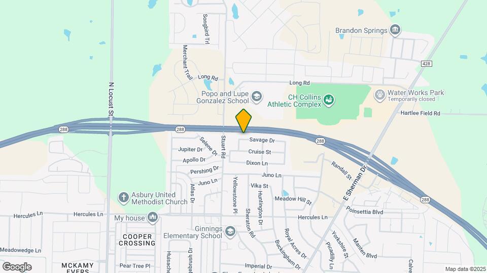 821 Savage Dr Map and Location Details