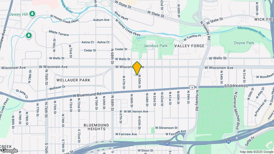 569 N 65th St, Unit Lower Map and Location Details