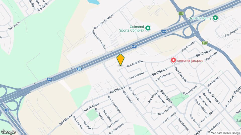 4665 Rue Guénette Map and Location Details