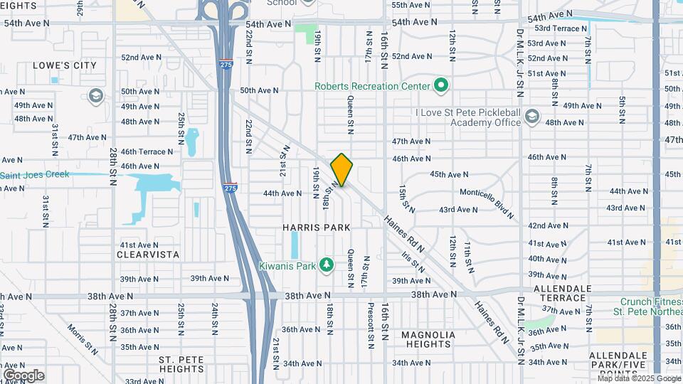 4365 Iris St N Map and Location Details