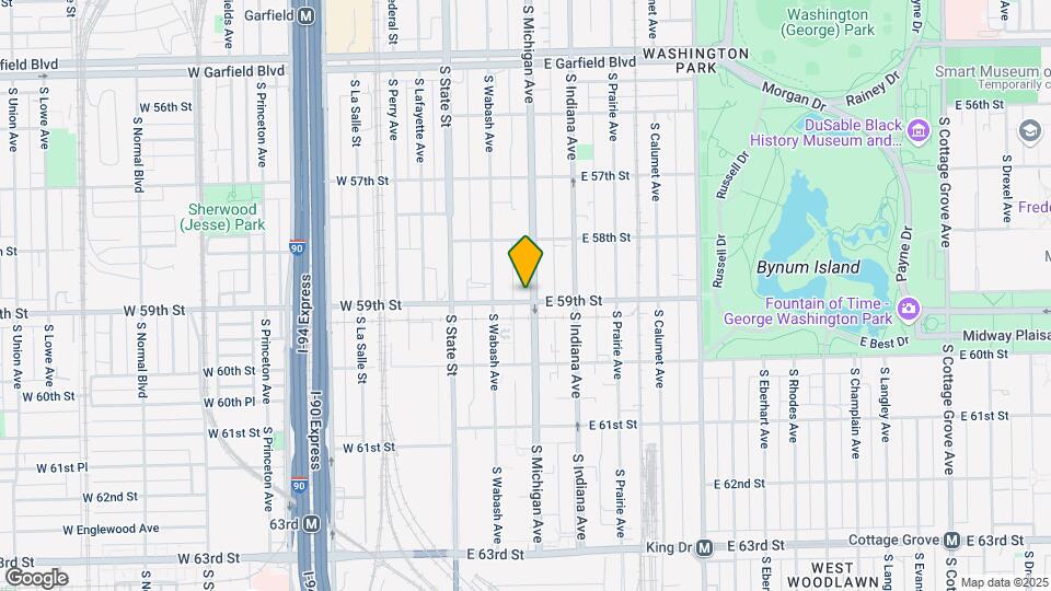 5854 S Michigan Ave Map and Location Details