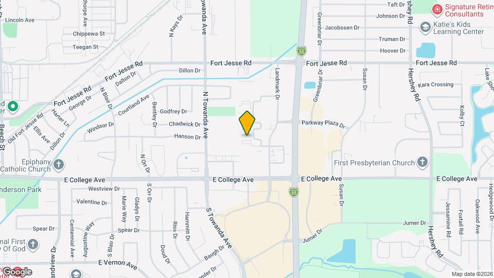 1538 Hunt Dr, Unit A Map and Location Details