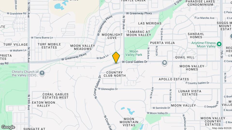 741 W Coral Gables Dr Map and Location Details