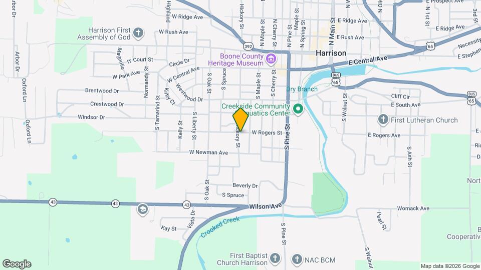 610 W Rogers Ave Map and Location Details