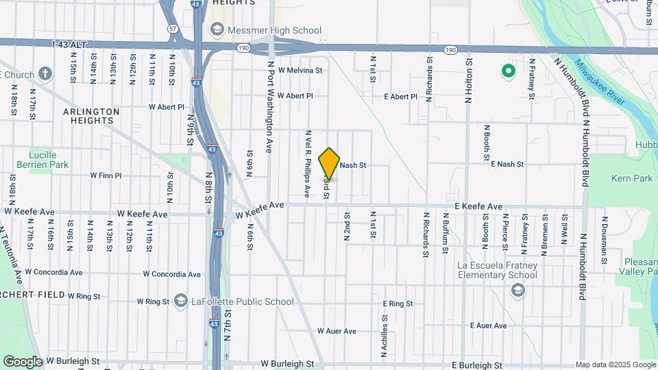 3538 N 3rd St Map and Location Details
