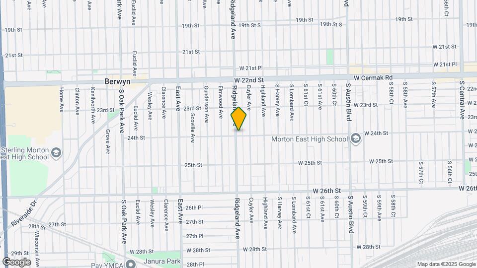 2343 Ridgeland Ave Map and Location Details