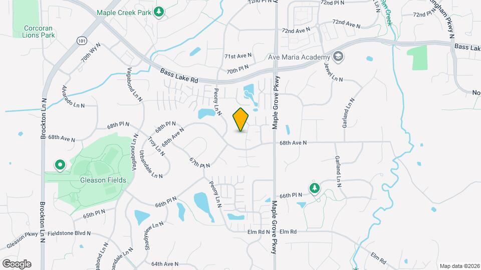 6829 Narcissus Ln N Map and Location Details