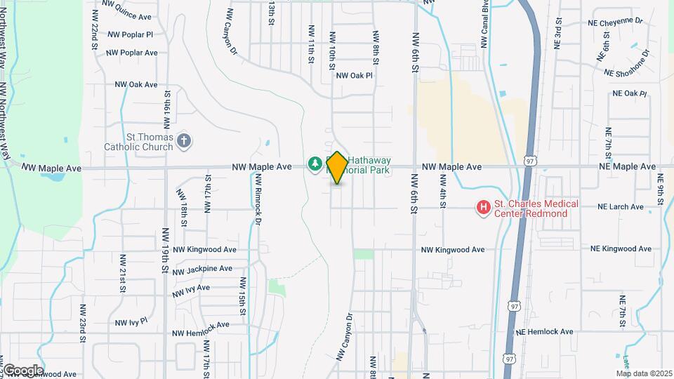 1444 NW Canyon Dr Map and Location Details