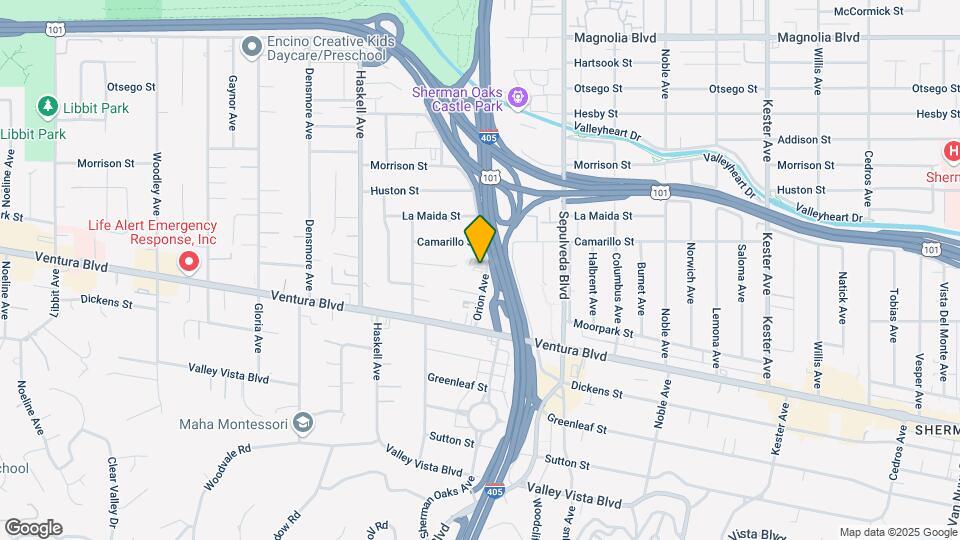 4733 Orion Ave Map and Location Details