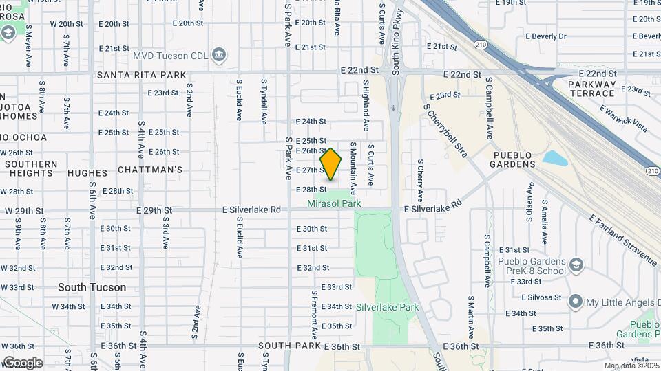 1135 E 28th St Map and Location Details