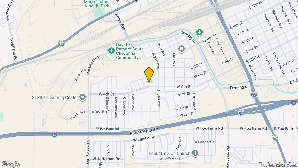 952 W 5th St Map and Location Details