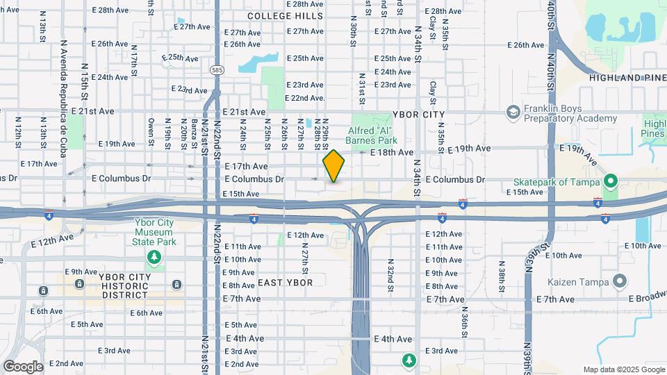 2906 E 15th Ave Mapa y Detalles de la Ubicación