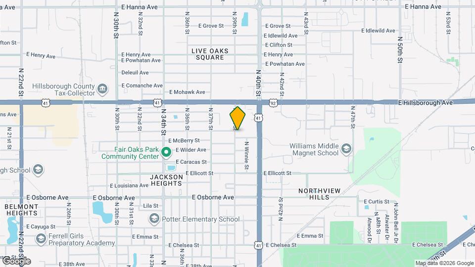 5203 N 39th St Map and Location Details