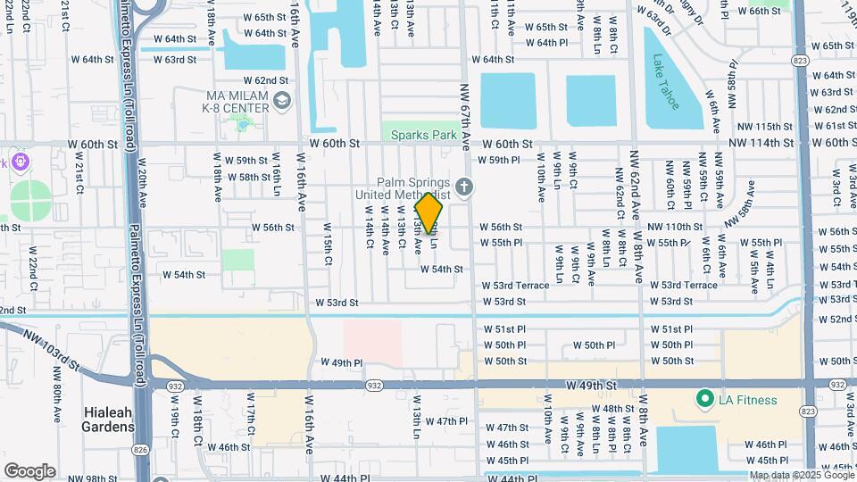 5530 W 12th Ln Map and Location Details