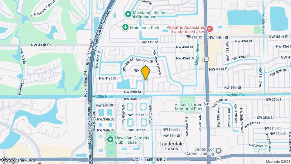 4001 NW 46th Way Map and Location Details