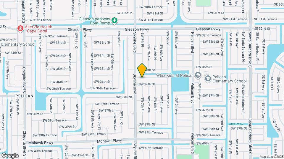 718 SW 35th Terrace Map and Location Details