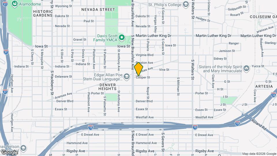 214 Cooper St Map and Location Details