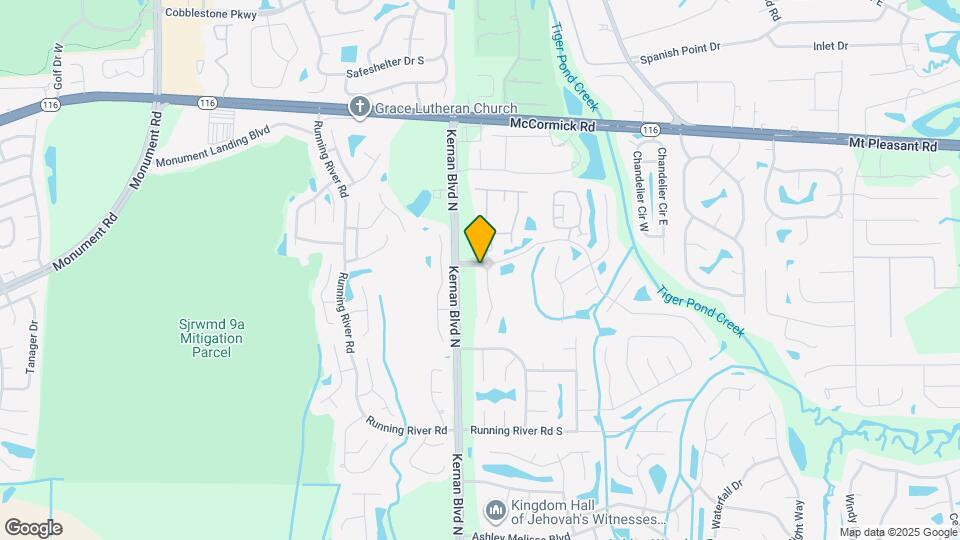 1674 Hammock Grove Ln Map and Location Details