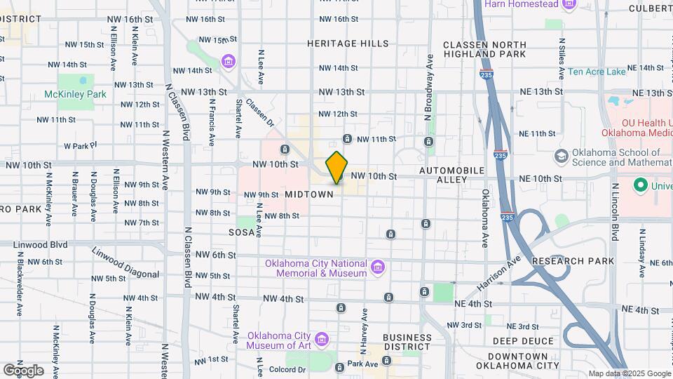 407 NW 9th St Map and Location Details