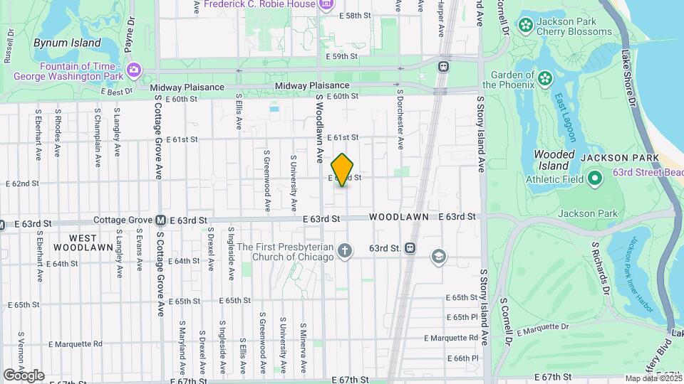 6220 S Kimbark Ave Map and Location Details