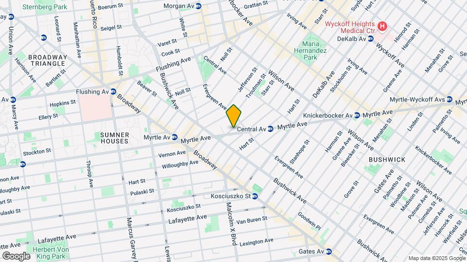 950 Willoughby Ave Map and Location Details
