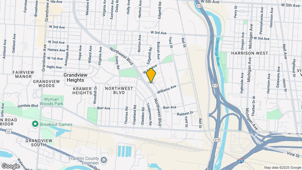 958-964 Northwest Blvd Map and Location Details
