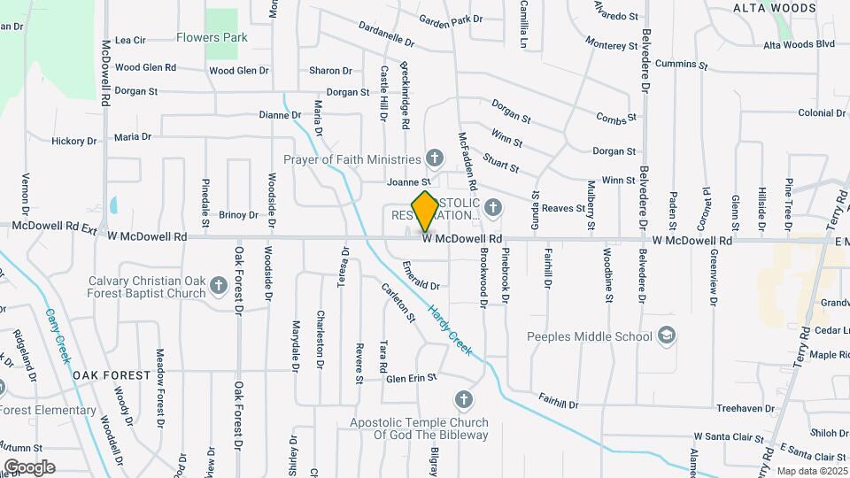 1129 W McDowell Rd Map and Location Details