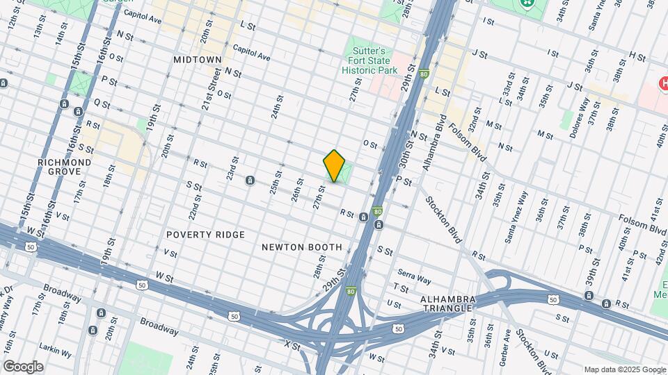2714 Q St Map and Location Details