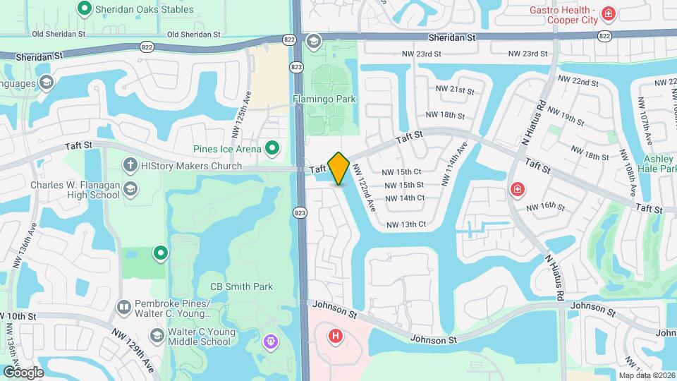 1441 NW 122nd Terrace Map and Location Details