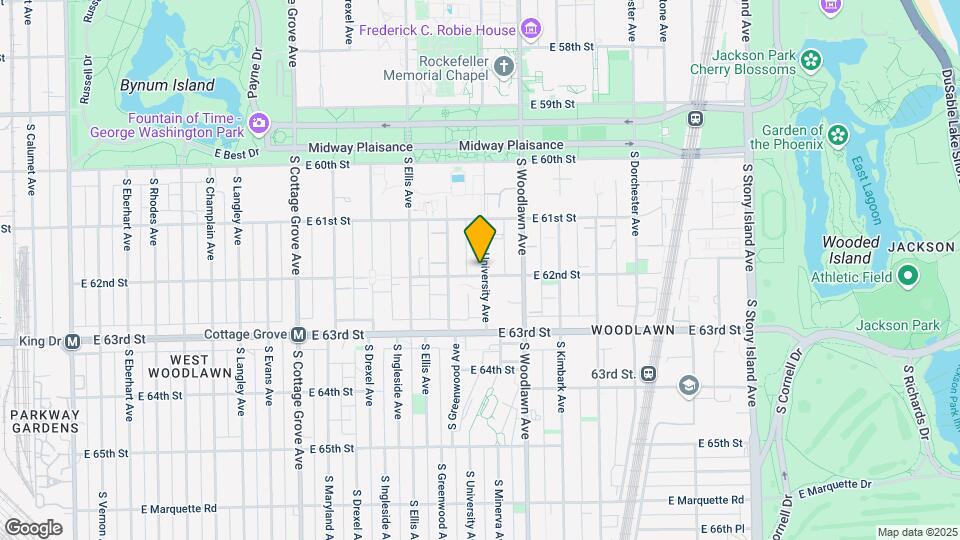 6156 S University Ave Map and Location Details