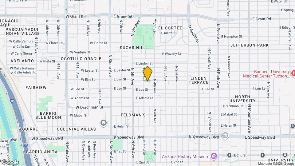 316 E Elm St Map and Location Details