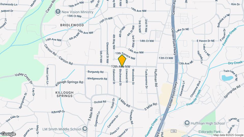 1237 Birchwood St Map and Location Details