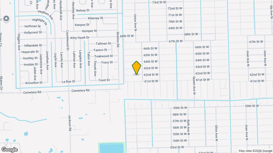 3607 62nd St W Map and Location Details