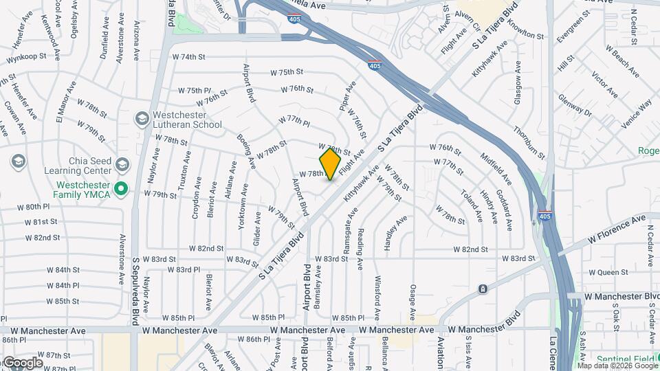 7835 1/4 Flight Ave, Unit One Bedroom Map and Location Details