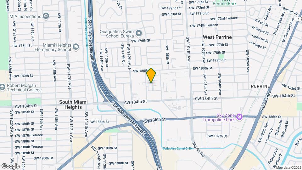 18172 SW 109th Pl Map and Location Details