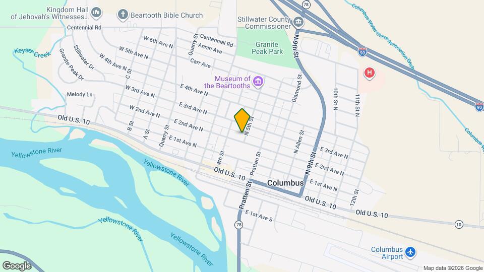 213 N 5th St Map and Location Details