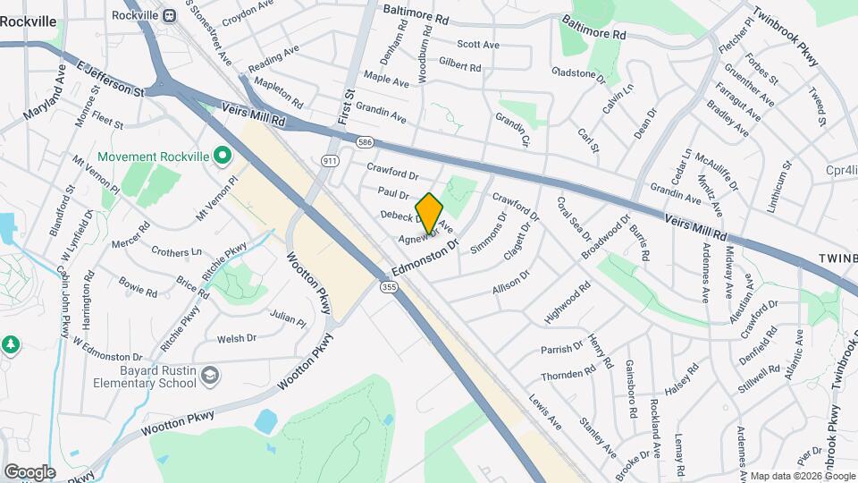 1113 Agnew Dr Map and Location Details