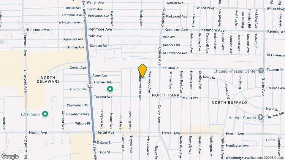 299 Commonwealth Ave, Unit Lower Map and Location Details