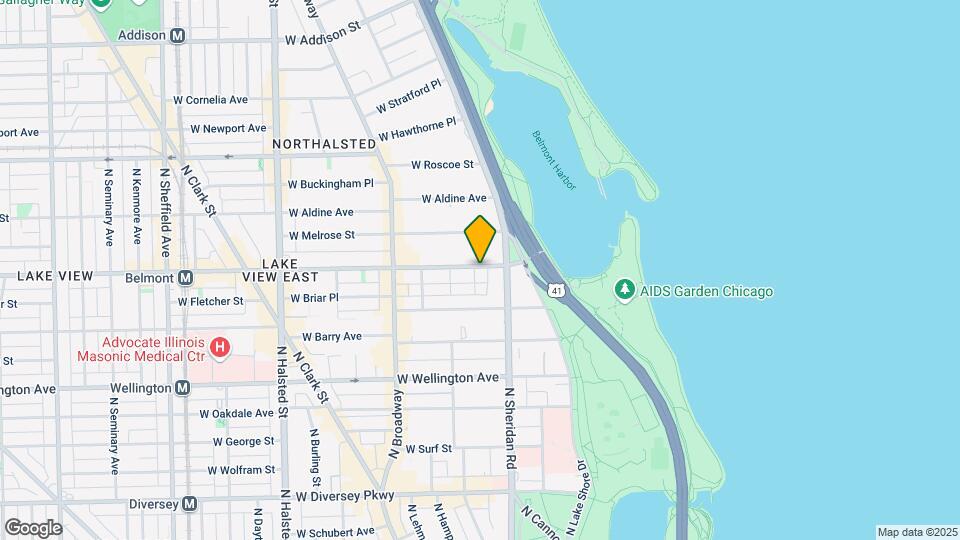 427 W Belmont Ave, Unit 2 Mapa y Detalles de la Ubicación